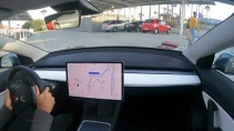 Проехал на автопилоте в Tesla Model 3 из Сан-Франциско в Лос-Анджелес 41