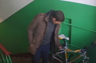 Неудачная попытка кражи велосипеда вором в Подмосковье 17