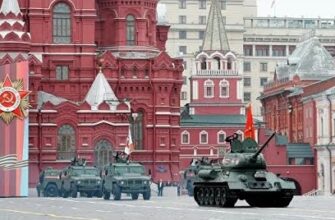 Военная техника на Красной площади на параде Победы 2021