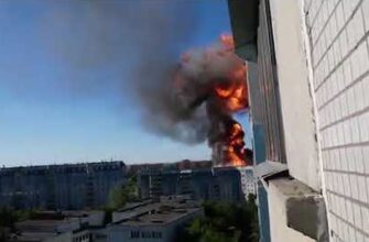 Взрыв на заправке в Новосибирске 14.06.2021 93