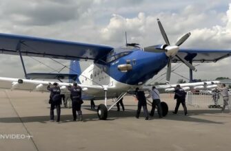 Новый кукурузник Ан-2МС с 9-ю моторами на МАКС 2021 59