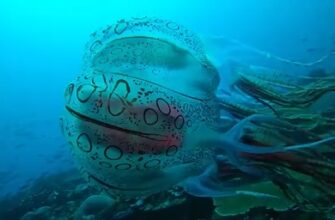 Редкие видеокадры редкой медузы Chirodectes 17