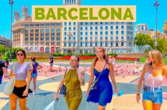 Прогулка по Барселоне, Испания 2022 4K