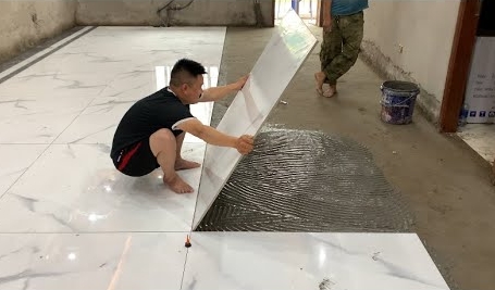 Как китайцы кладут керамическую плитку 21