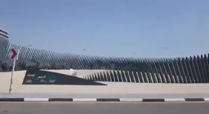 Скульптура на кольцевой развязкой в Саудовской Аравии 11