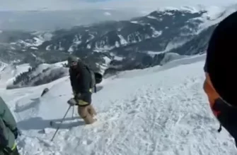 Лыжники стали виновными в сходе лавины 1