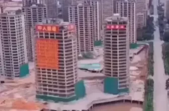 В Китае сносят только что построенные дома 123